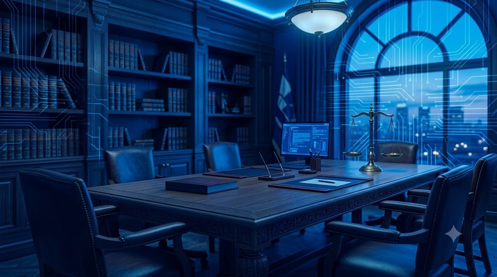 Escritório de advocacia — sala de reuniões